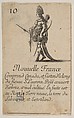 New France, from the playing cards "Jeu de la Géographie", Stefano della Bella  Italian, Etching