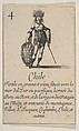 Chile, from the playing cards "Jeu de la Géographie", Stefano della Bella  Italian, Etching