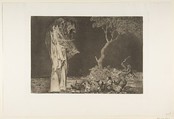 'Folly of Fear' from the 'Disparates' (Follies / Irrationalities), Goya (Francisco de Goya y Lucientes) Spanish, Etching, burnished aquatint, drypoint
