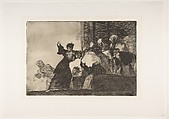 'Poor Folly' from the 'Disparates' (Follies / Irrationalities), Goya (Francisco de Goya y Lucientes) Spanish, Etching, burnished aquatint, drypoint