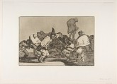 'Carnival Folly' from the 'Disparates' (Follies / Irrationalities), Goya (Francisco de Goya y Lucientes) Spanish, Etching, aquatint