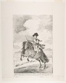 Don Baltasar Carlos on horseback, after Velázquez, Goya (Francisco de Goya y Lucientes)  Spanish, Etching, drypoint