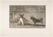 Plate 7 from "La Tauromaquia": Origin of the harpoon or banderillas, Goya (Francisco de Goya y Lucientes)  Spanish, Etching, burnished aquatint, burin