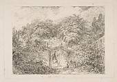 The Little Park, Jean Honoré Fragonard French, Etching