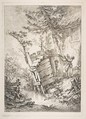 The Laundress, François Boucher French, Etching; first state of two