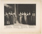 The Wise Virgins Refuse Oil to the Foolish Virgins, Abraham Bosse French, Etching with engraving
