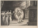 The Wise Virgins before Christ, Abraham Bosse  French, Etching with engraving
