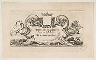 Title Page: Paisages maritimes, Stefano della Bella  Italian, Etching; first state of two