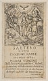 Frontispiece for Saltero, Stefano della Bella Italian, Etching