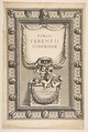 Title Page: Comedies of Terence (Publii Terentii Comœdiae), Abraham Bosse French, Etching
