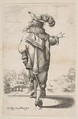Gentleman Seen from the Back Indicating a Landscape, Abraham Bosse  French, Etching