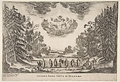 The Wedding of the Gods: Second Scene, Diana, Stefano della Bella Italian, Etching