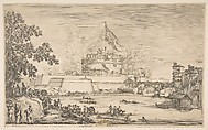 Castel Sant' Angelo, Stefano della Bella  Italian, Etching
