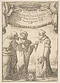 Frontispiece for Dialogo di Galileo Galilei, Stefano della Bella  Italian, Etching; fourth state of four
