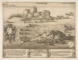 Capture of Two Galleys at Byserta, Stefano della Bella Italian, Etching