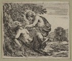 Apollon et Marsyas, Stefano della Bella  Italian, Etching, first state