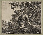 Narcisse, Stefano della Bella  Italian, Etching, state i