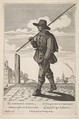 The Chimney Sweep, plate 6 from "Cries of Paris" (Les Cris de Paris), Abraham Bosse  French, Etching