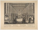 The Infirmary of the Hospital of Charity, Abraham Bosse (French, Tours 1602/04–1676 Paris), Etching
