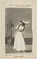 Woman throwing a tantrum and pulling her hair; folio 94 (verso) from the Madrid Album "B", Goya (Francisco de Goya y Lucientes)  Spanish, Brush and point of brush, carbon black washes, touches of pen and brown ink