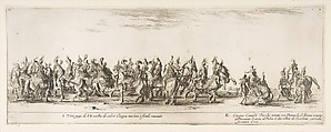 Part of the Entrance of the Polish Legation (I and K), Stefano della Bella  Italian, Etching; first state