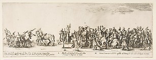 Part of the Entrance of the Polish Legation (L and M), Stefano della Bella  Italian, Etching, state i