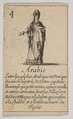 Arabie, from "Jeu de la Géographie", Stefano della Bella Italian, Etching, state iii