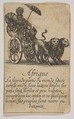 Afrique, from "Jeu de la Géographie", Stefano della Bella  Italian, Etching, state iii