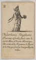 Mauritanie, from "Jeu de la Géographie", Stefano della Bella  Italian, Etching, state iii