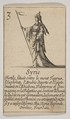Syrie, from "Jeu de la Géographie", Stefano della Bella Italian, Etching, state iii