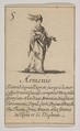 Armenie, from "Jeu de la Géographie", Stefano della Bella Italian, Etching, state iii