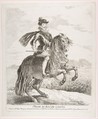 Philip III, King of Spain on horseback, after Velázquez, Goya (Francisco de Goya y Lucientes)  Spanish, Etching and drypoint