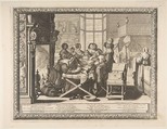 Childbirth, Abraham Bosse French, Etching with engraving
