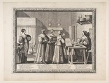 Presents Offered to the Bride, Abraham Bosse French, Etching; first state of two