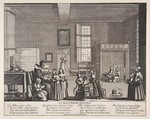 The School Mistress, Abraham Bosse  French, Etching; first state of two
