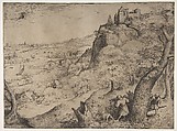 The Rabbit Hunt, Pieter Bruegel the Elder Netherlandish, Etching