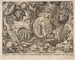 The Descent of Christ Into Limbo, Pieter Bruegel the Elder  Netherlandish, Engraving; first state of two