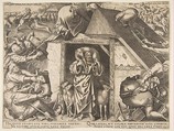 The Parable of the Good Shepherd, Pieter Bruegel the Elder  Netherlandish, Engraving; fourth state of four