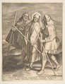 Christ and the Disciples on the Way to Emmaus, Pieter Bruegel the Elder  Netherlandish, Etching and engraving; second state of two