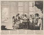The Banquet of the Rich Man, Abraham Bosse  French, Etching; first state of two