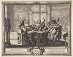 Hearing, Abraham Bosse (French, Tours 1602/04–1676 Paris), Etching