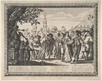 Dance on the Village Square, Abraham Bosse French, Etching