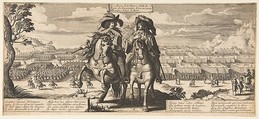 The French Forces: Louis XIII and Gaston d'Orléans, Abraham Bosse French, Etching