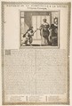 Young Lady's Reply to the Captain's Letter, Abraham Bosse  French, Etching; second state of two