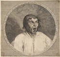 A Peasant Yawning, Lucas Vorsterman I Flemish, Engraving