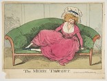 The Merry Thought, Henry Kingsbury British, Hand-colored etching