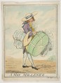 A Man Millener, Henry Kingsbury British, Hand-colored etching