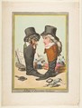 A Pair of Polished Gentlemen, James Gillray  British, Hand-colored etching