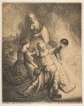 Lot and his Daughters, Jan Georg (Joris) van Vliet  Dutch, Etching; fourth state of five