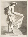 Picture Seller, Anne Claude Philippe de Tubières, comte de Caylus French, Etching with some engraving